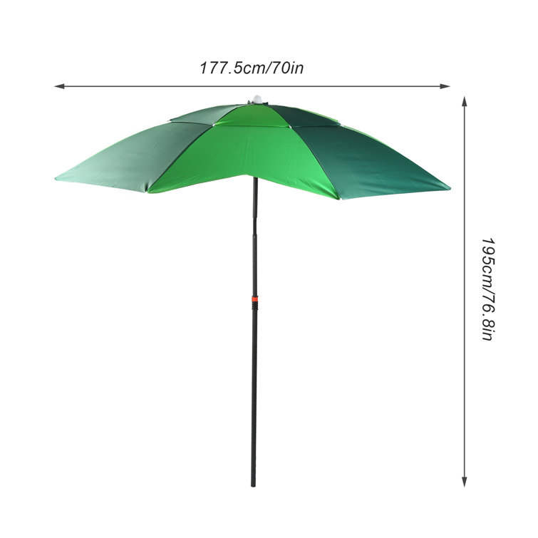 Freeport Park 360 Fishing Sun Shade Beach Umbrella With Bag Wayfair.co.uk